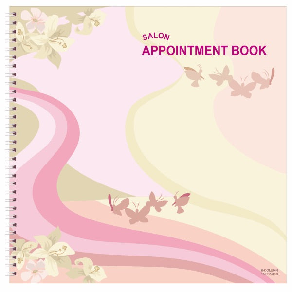 Berkeley Salon Appointment Book 6-Column 150-Pages