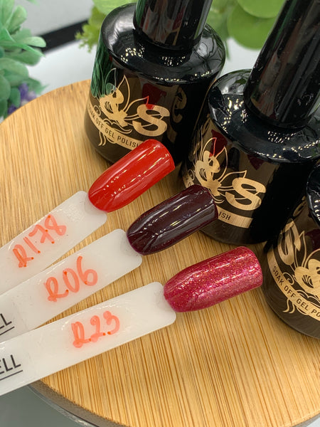 S&S SHELLAC GEL (SET OF 3 COLOR)(FREE MANICURE KITS)#R178-06-23