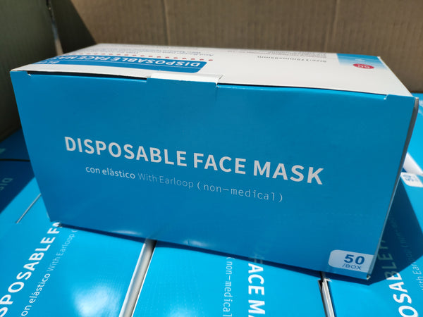 Face mask 3 ply 50pcs